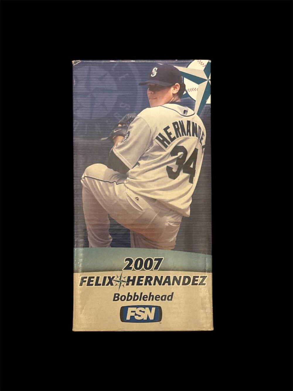 2007 Felix Hernandez Seattle Mariners Bobblehead FSN